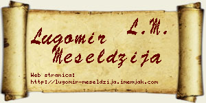 Lugomir Meseldžija vizit kartica